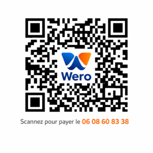 QR code Wero pour paiement 06 08 60 83 38