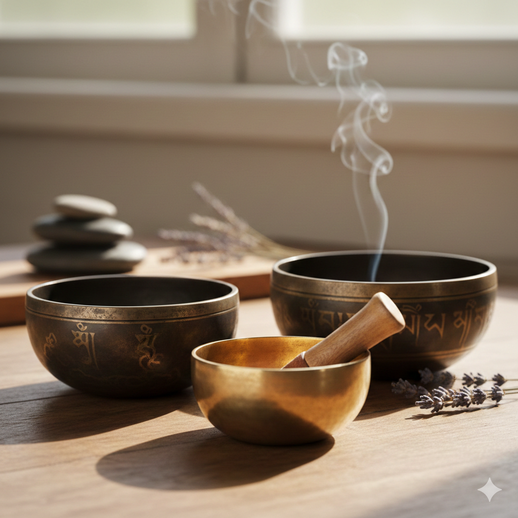 Soins énergétiques bols tibétains à Draguignan et Fréjus par Thierry Cantara